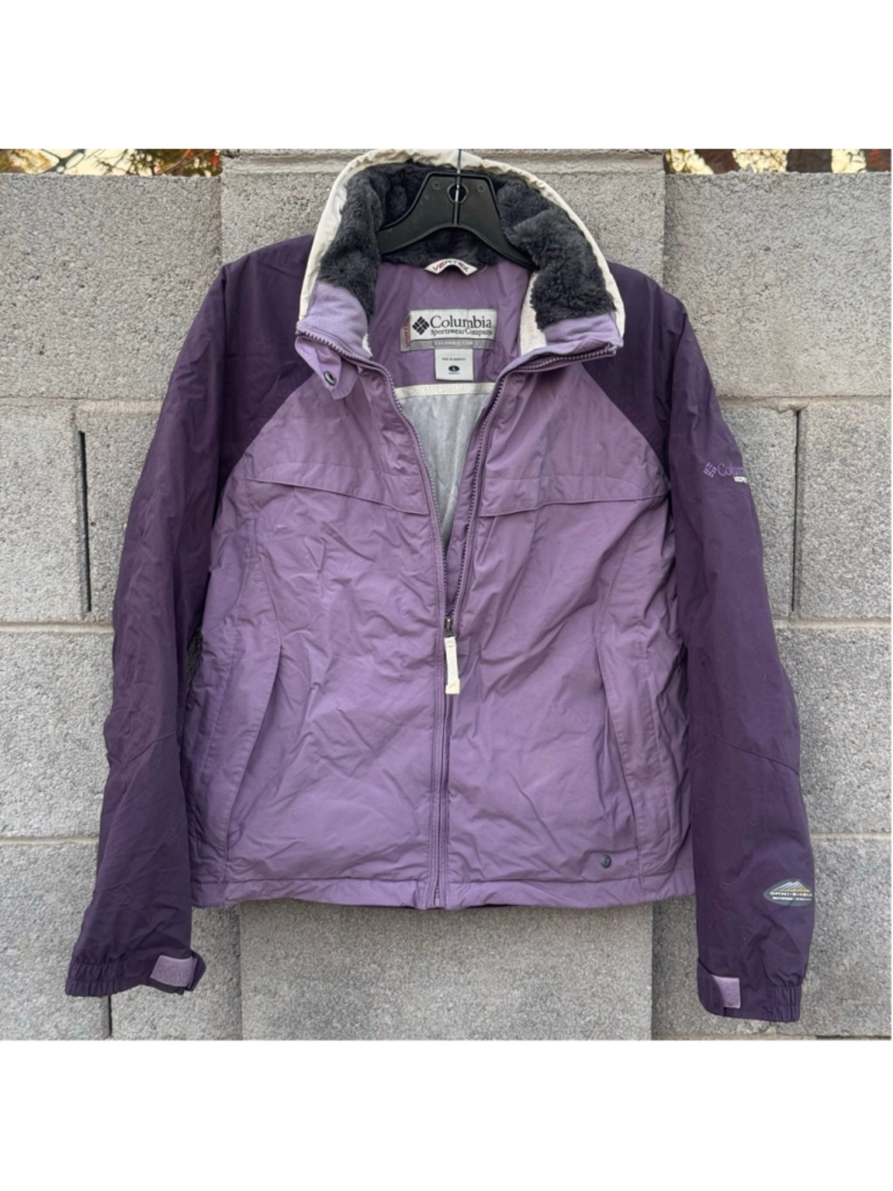 Columbia Purple Omni-Shield Ski Jacket Medium